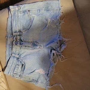 Ultra Low Waist Distressed Old Navy Jean Shorts